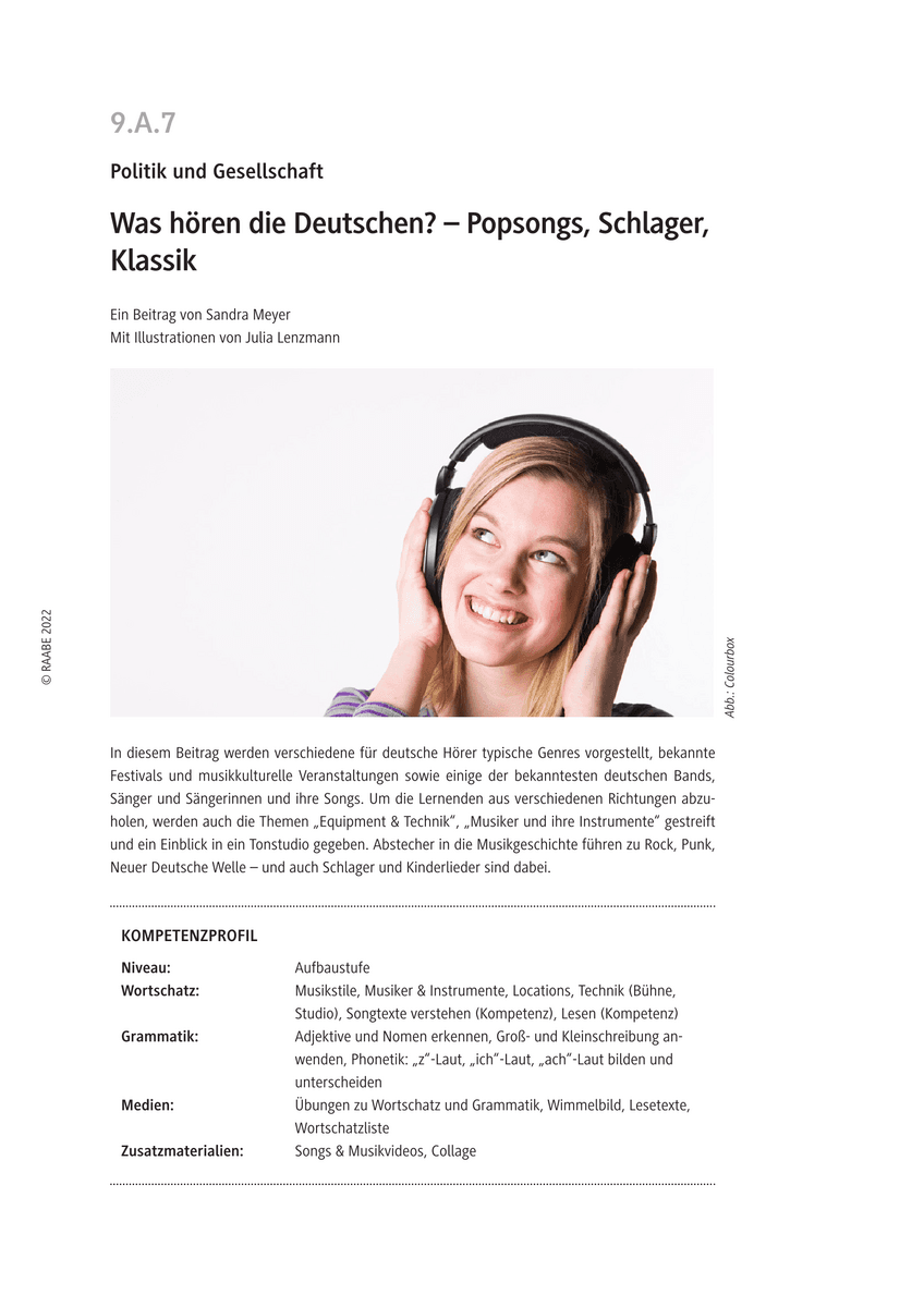 Was hören die Deutschen?