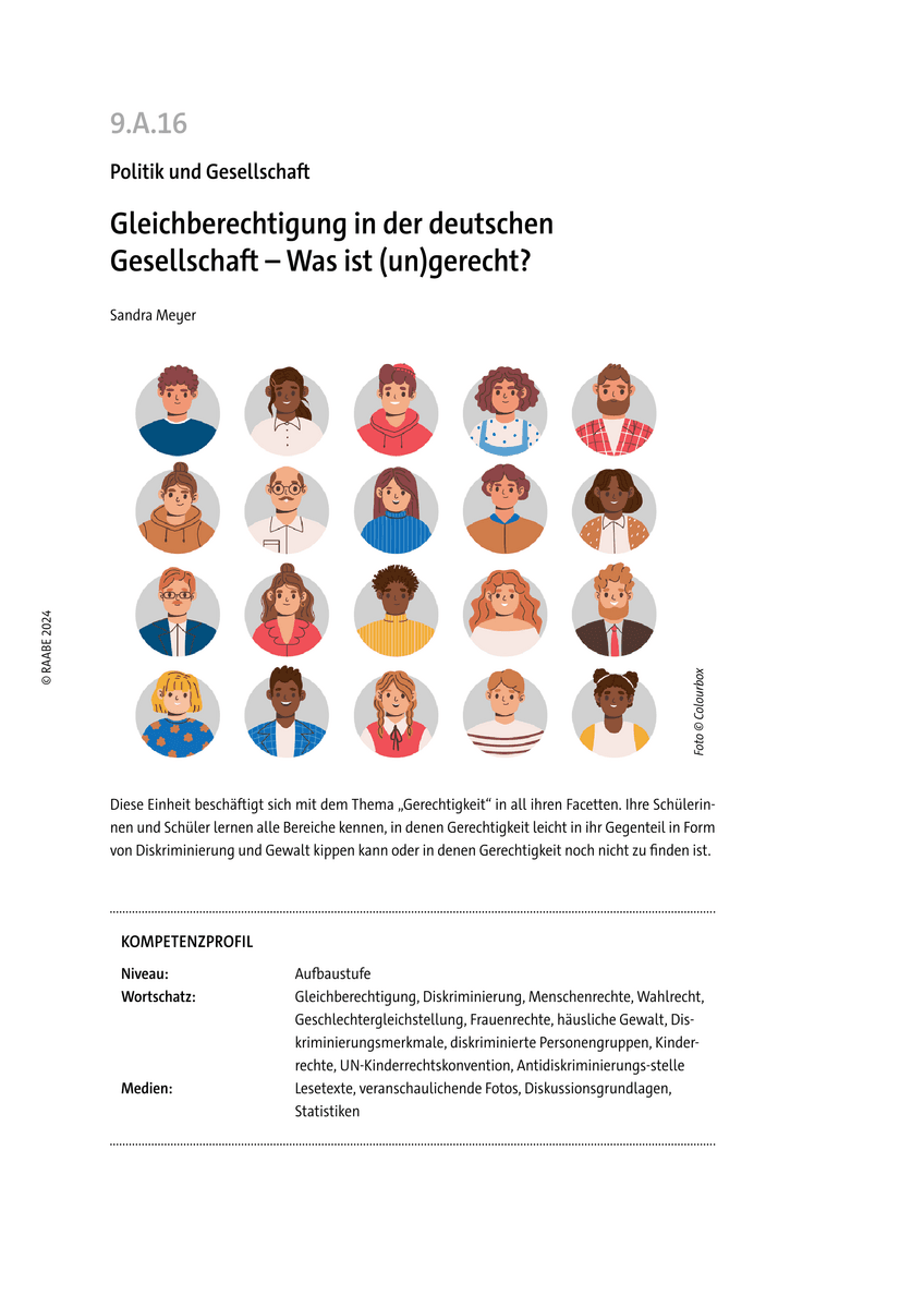 Gleichberechtigung in der deutschen Gesellschaft