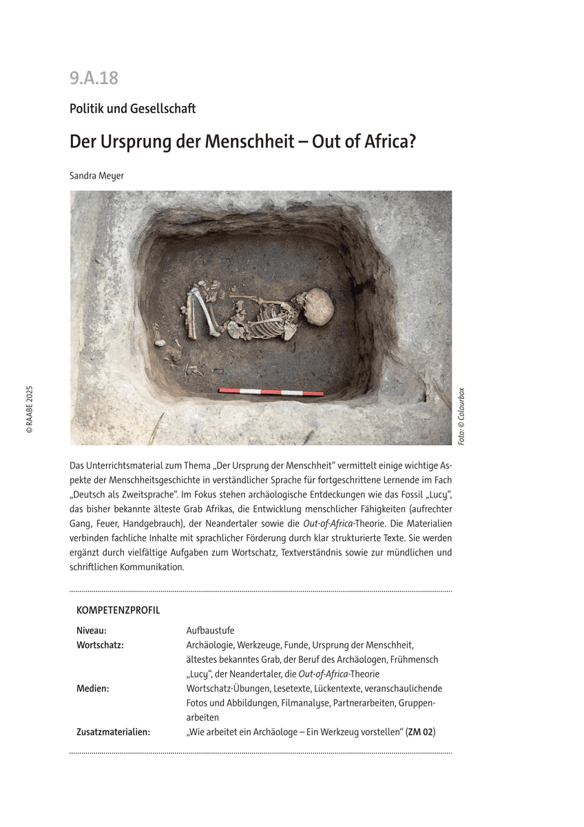 Der Ursprung der Menschheit