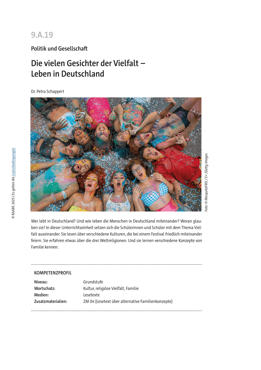 Die vielen Gesichter der Vielfalt