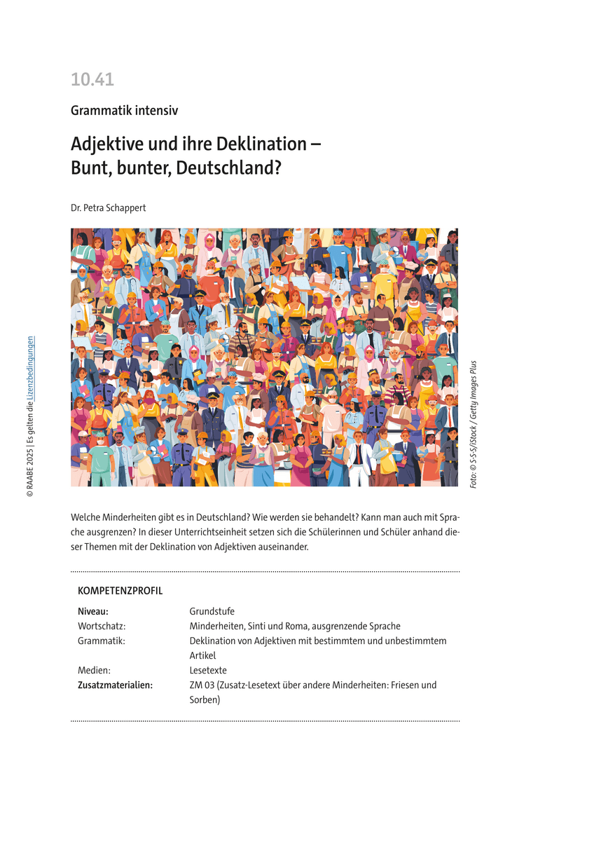Adjektive und ihre Deklination