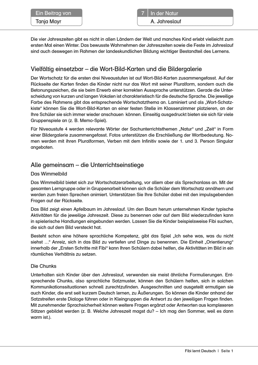 Individuell DaZ unterrichten, 2. Ausgabe