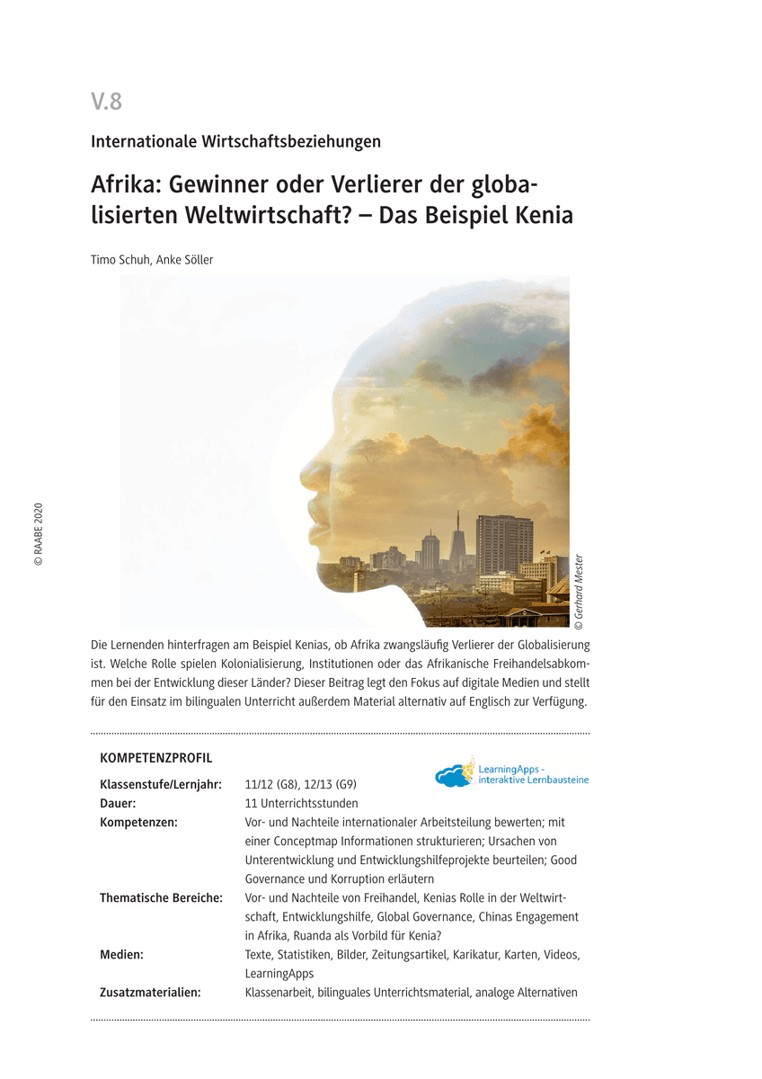 Afrika: Gewinner oder Verlierer der globalisierten Weltwirtschaft?