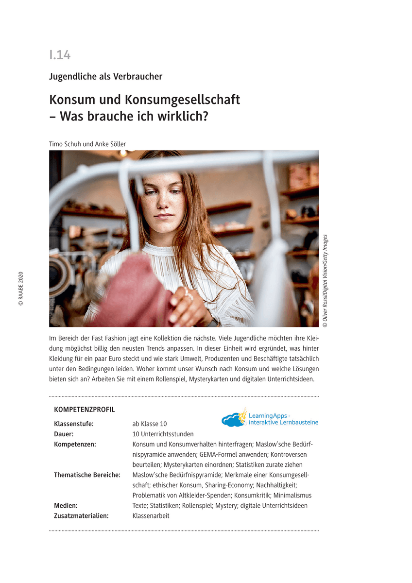 Konsum und Konsumgesellschaft
