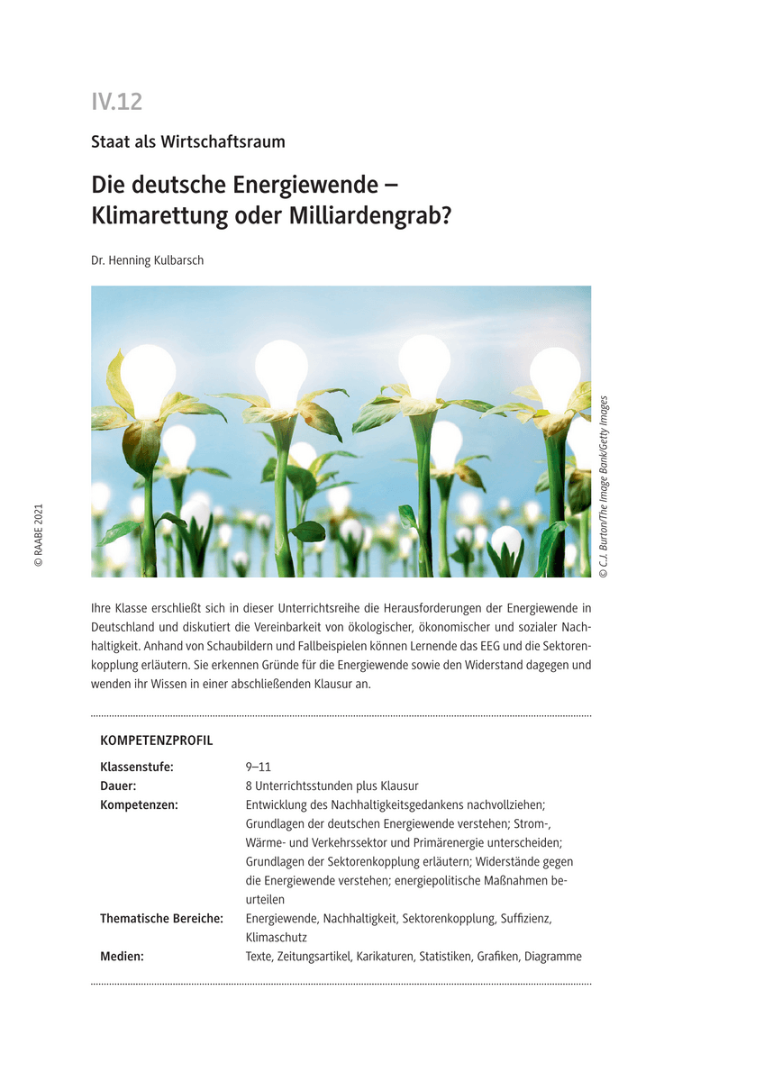 Die deutsche Energiewende