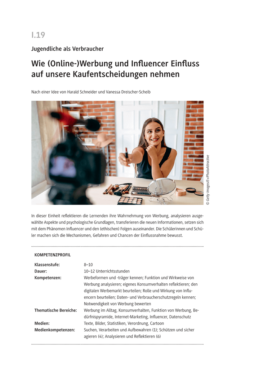 Wie (Online-)Werbung und Influencer Einfluss auf unsere Kaufentscheidungen nehmen
