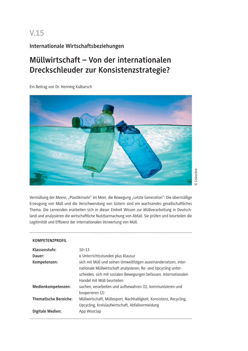 Müllwirtschaft