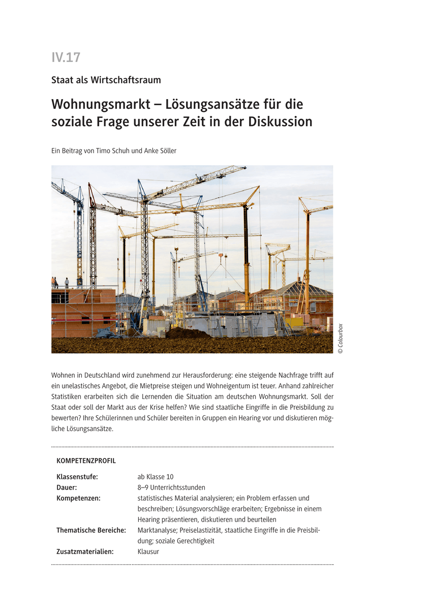 Wohnungsmarkt