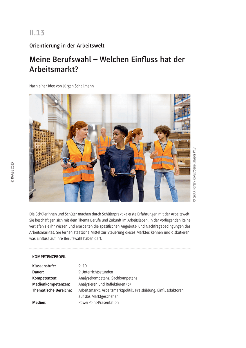 Meine Berufswahl