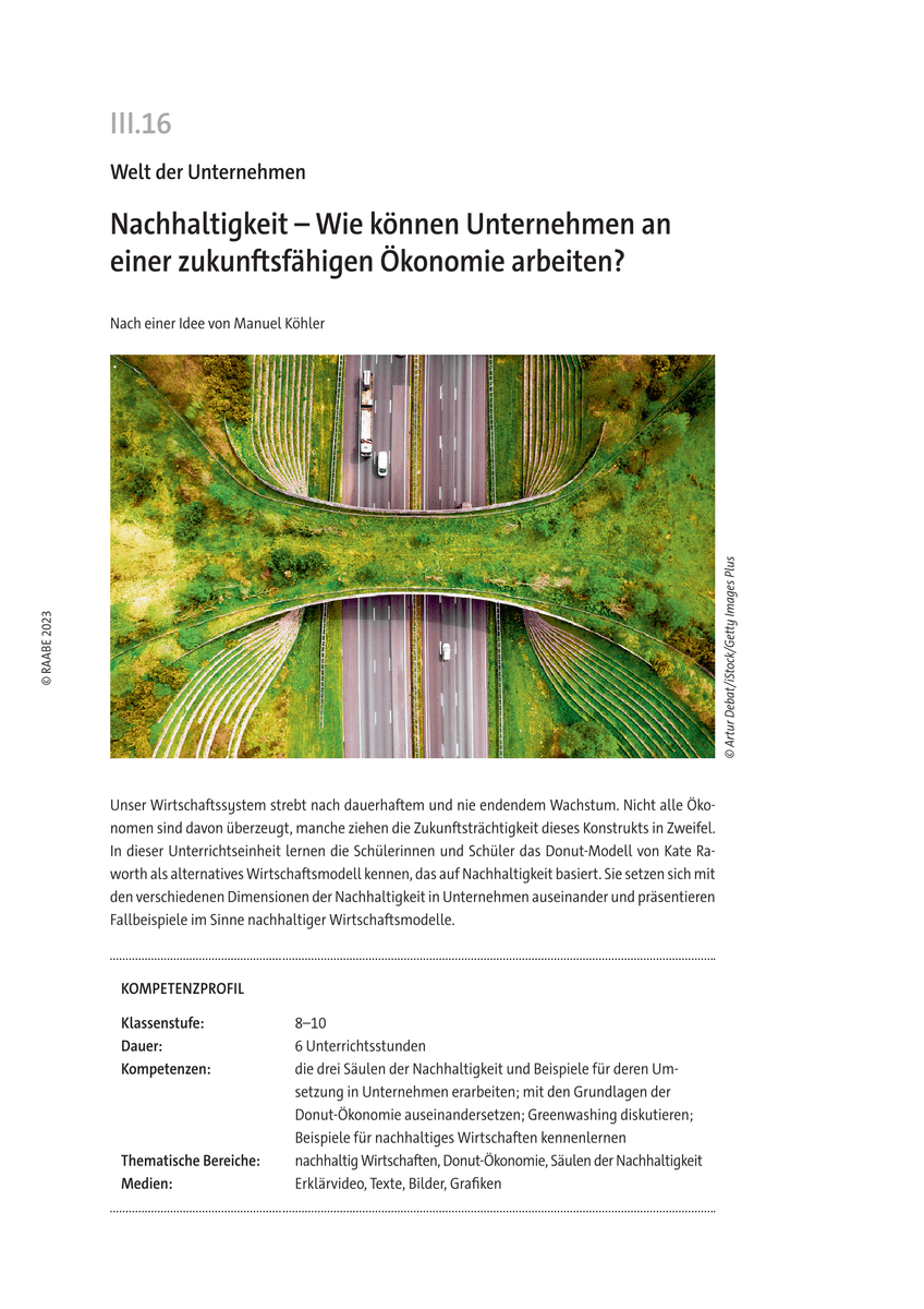 Nachhaltigkeit