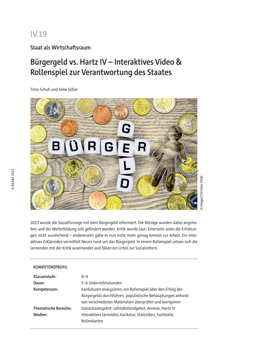 Bürgergeld vs. Hartz IV