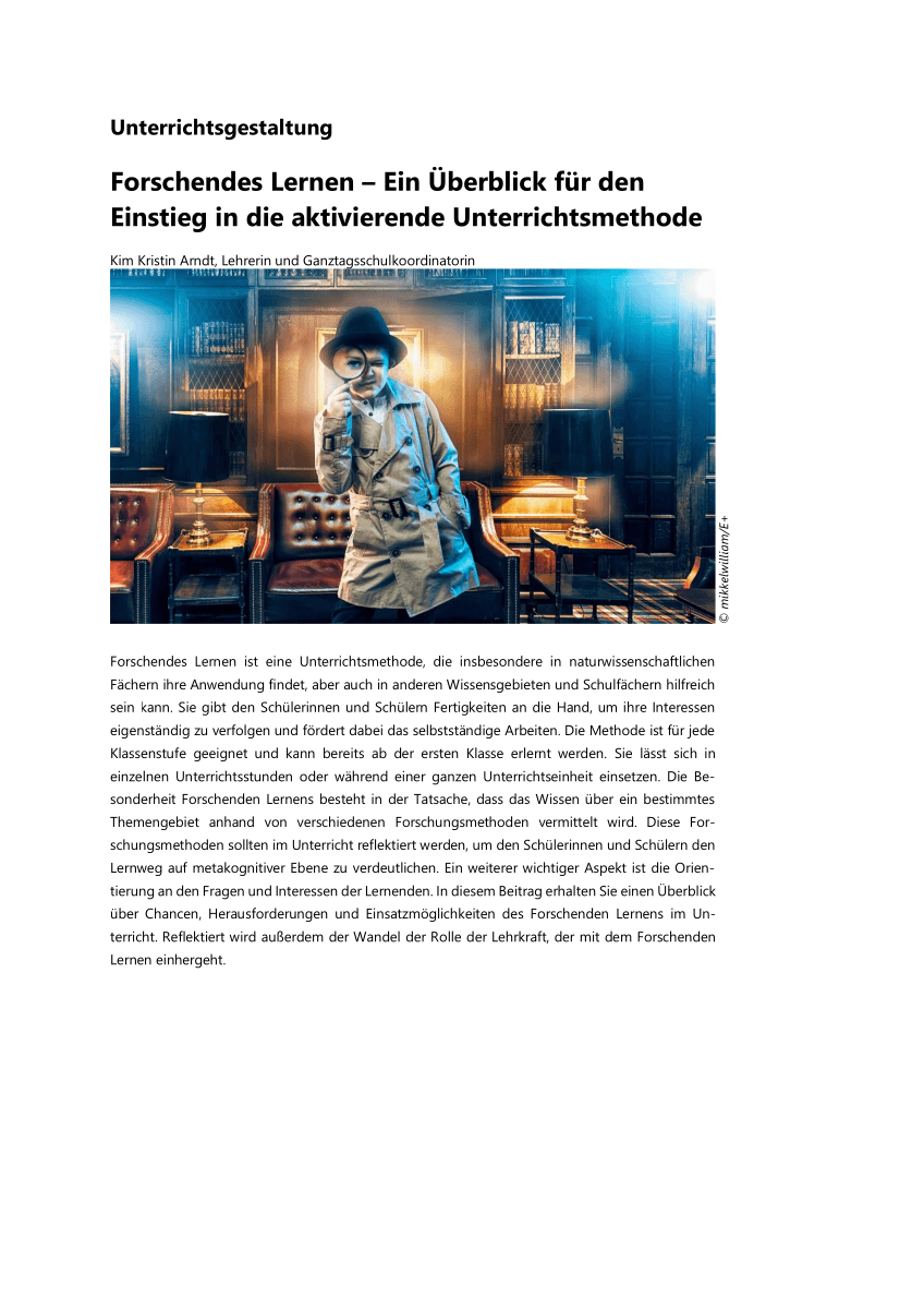 Forschendes Lernen