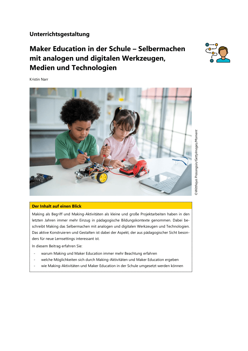 Maker Education in der Schule