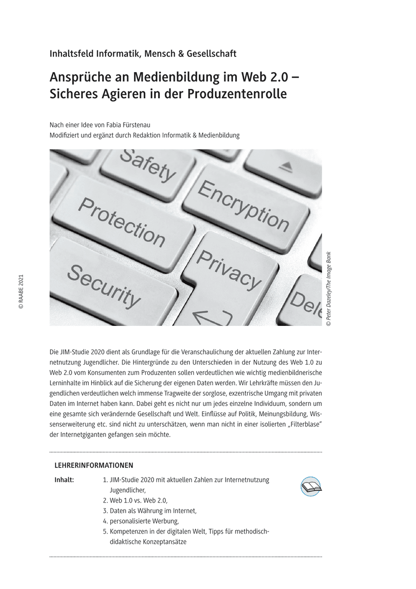 Ansprüche an Medienbildung im Web 2.0