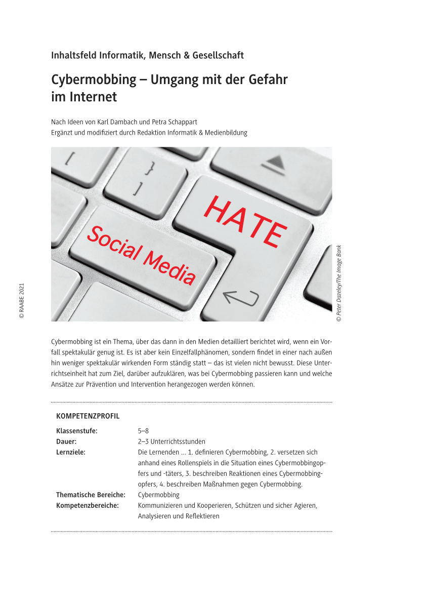 Cybermobbing: Umgang mit der Gefahr im Internet