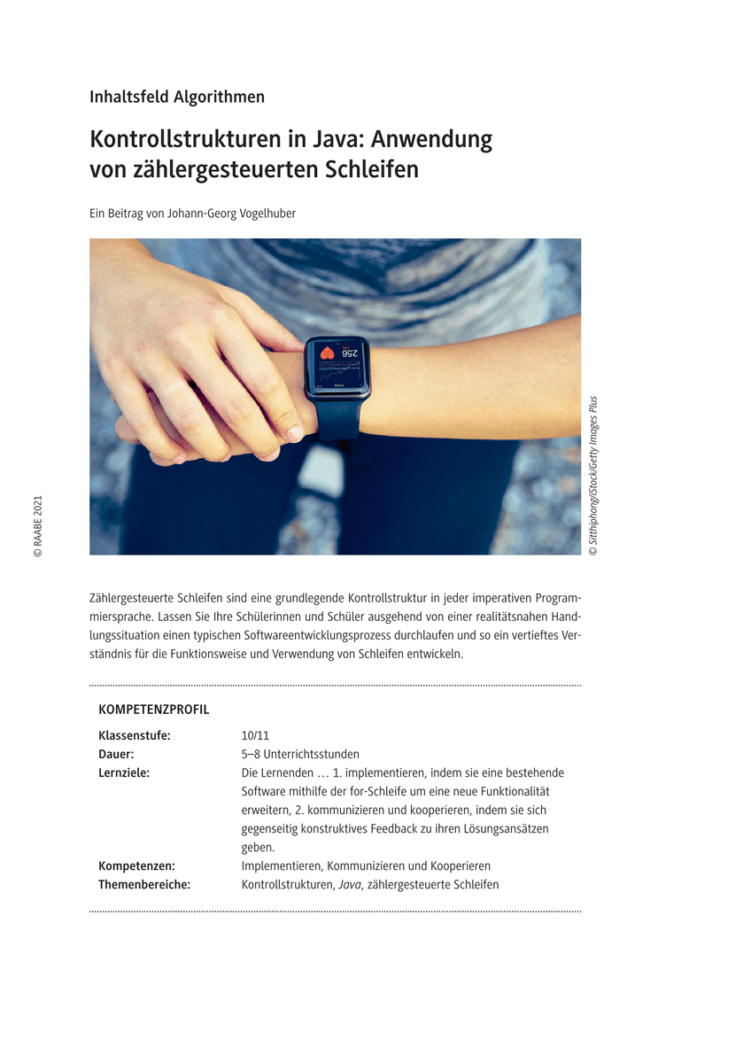 Kontrollstrukturen in Java