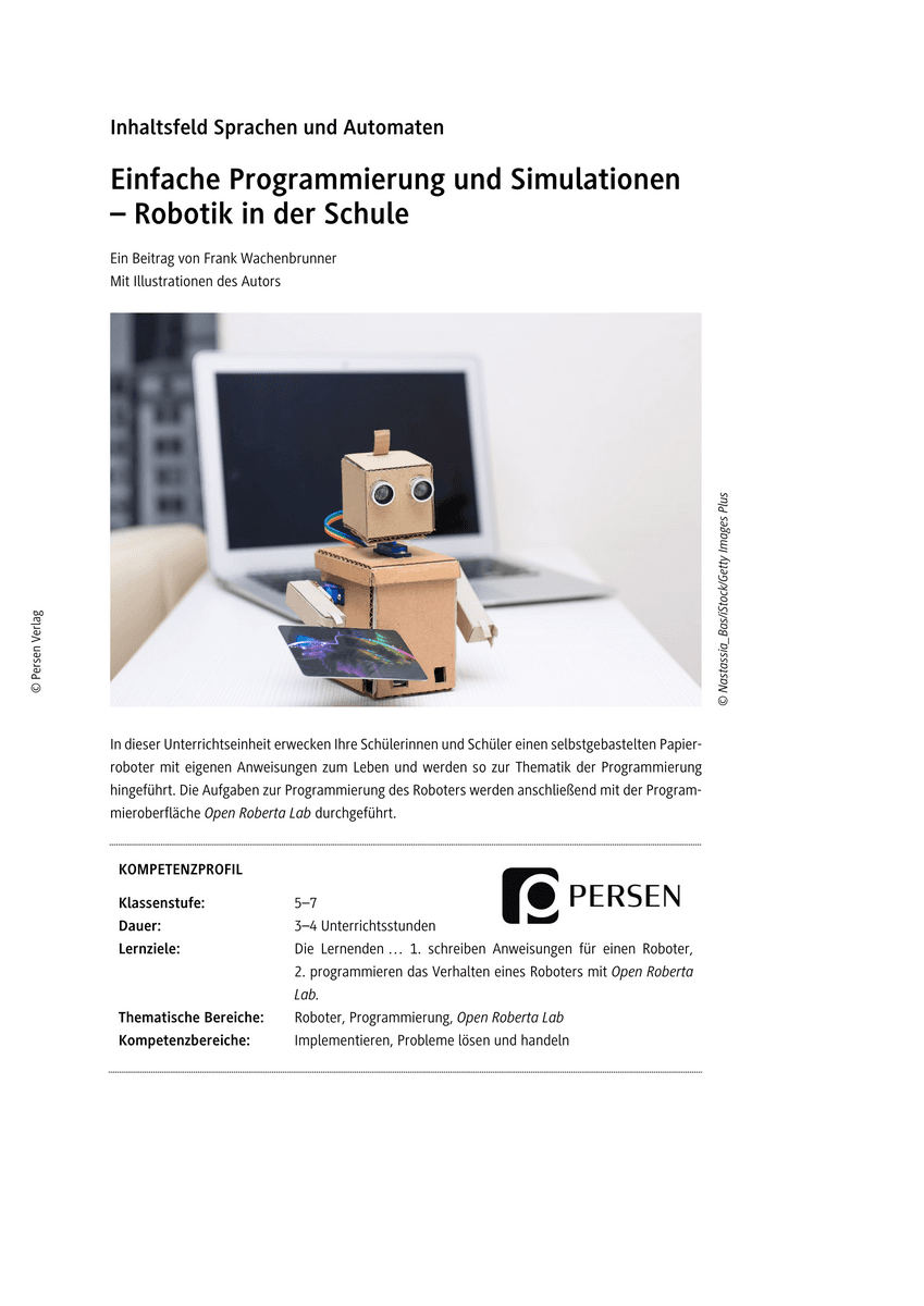 Einfache Programmierung und Simulationen