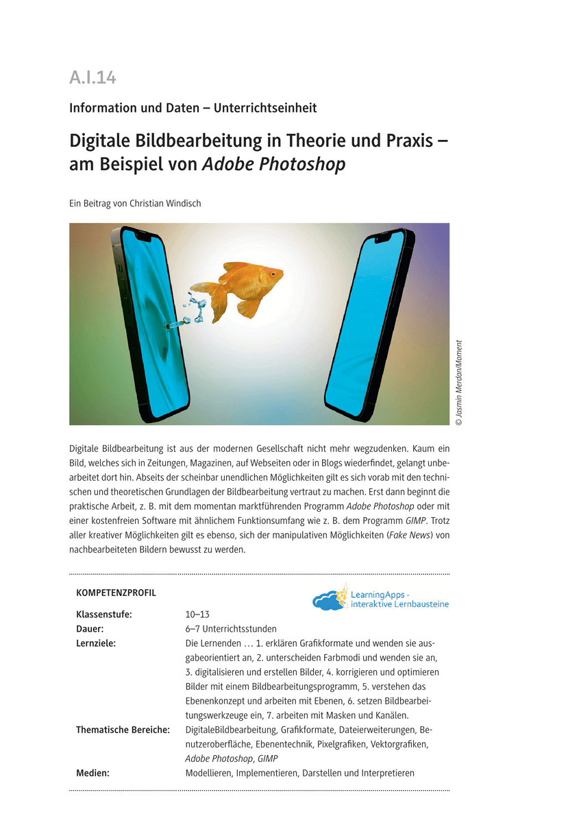 Digitale Bildbearbeitung in Theorie und Praxis
