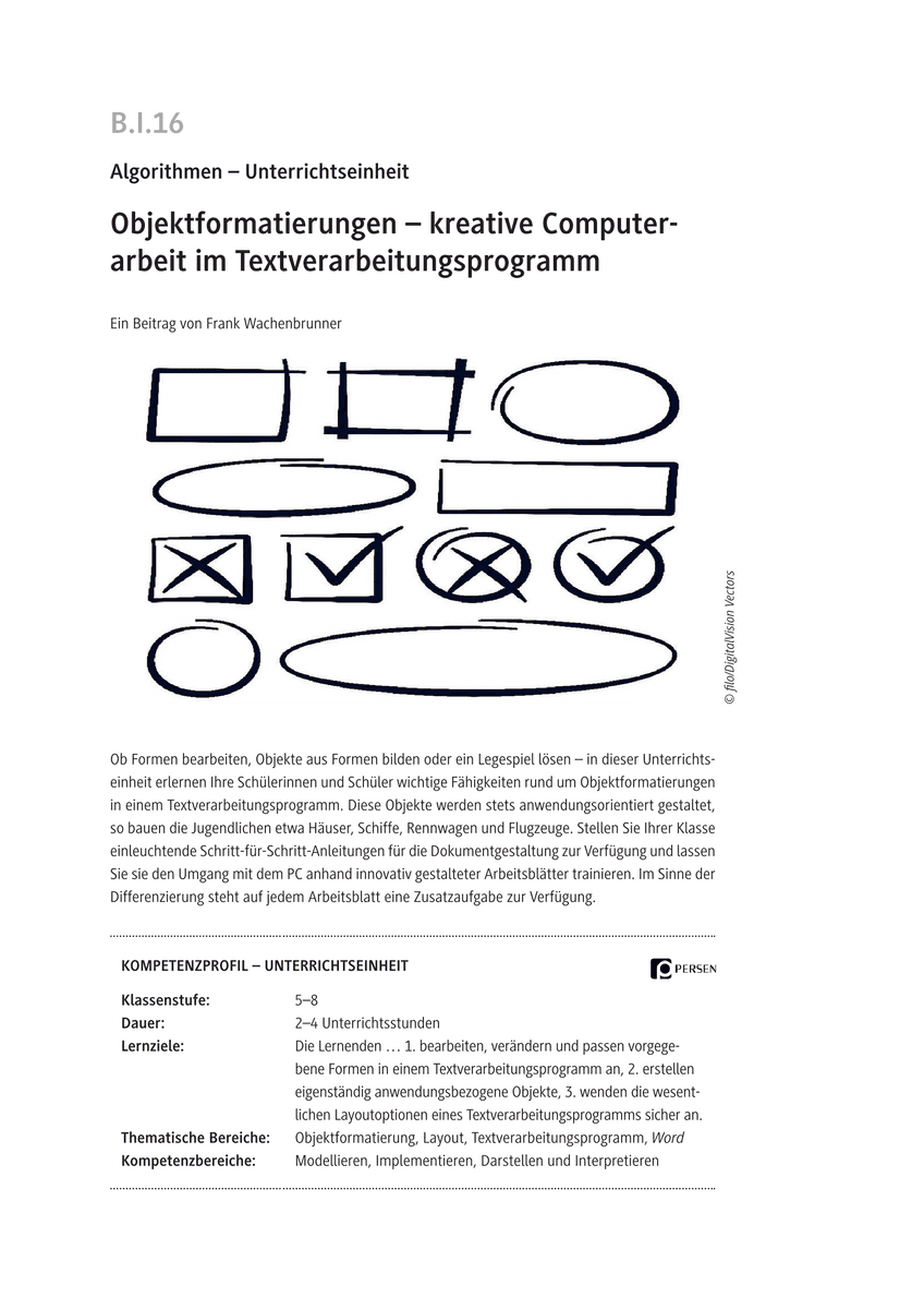 Objektformatierungen