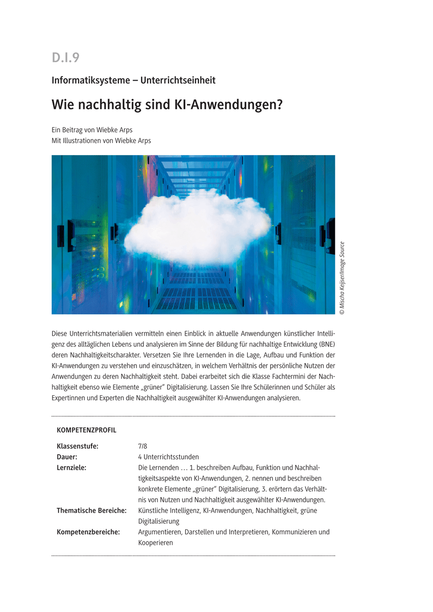 Wie nachhaltig sind KI-Anwendungen?