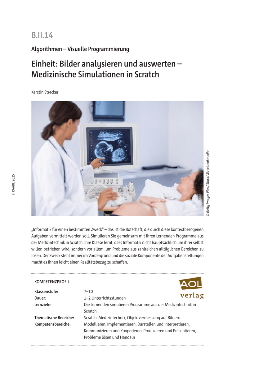 Einheit: Bilder analysieren und auswerten