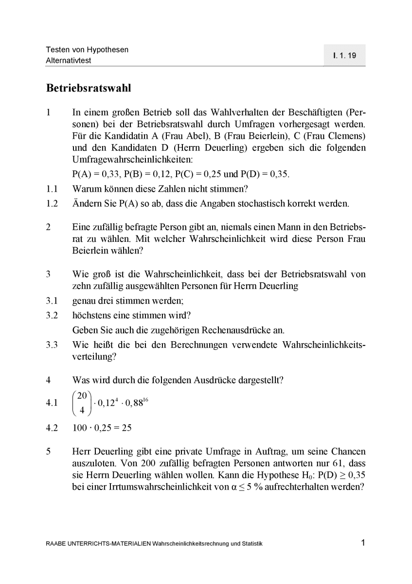 Betriebsratswahl