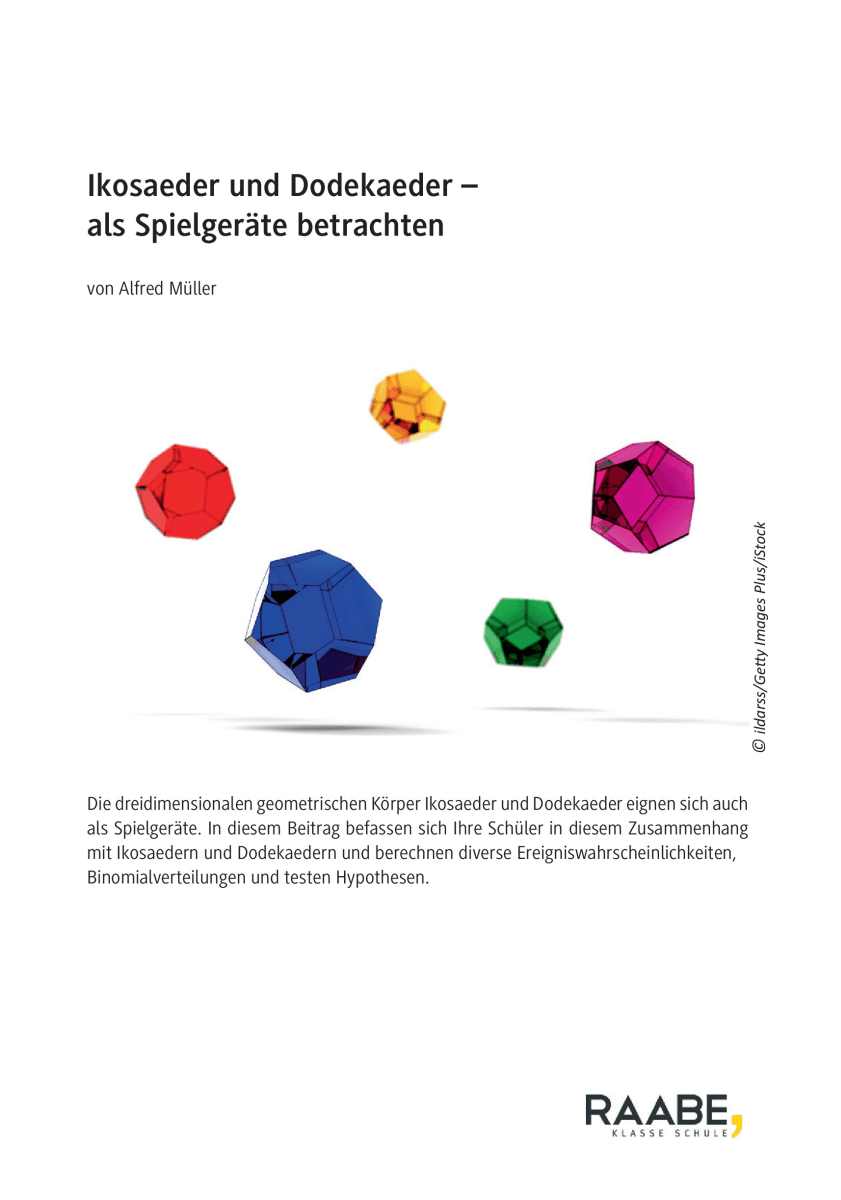 Ikosaeder und Dodekaeder