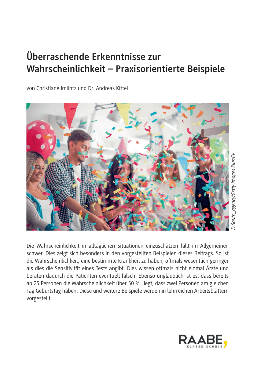 Überraschende Erkenntnisse zur Wahrscheinlichkeit