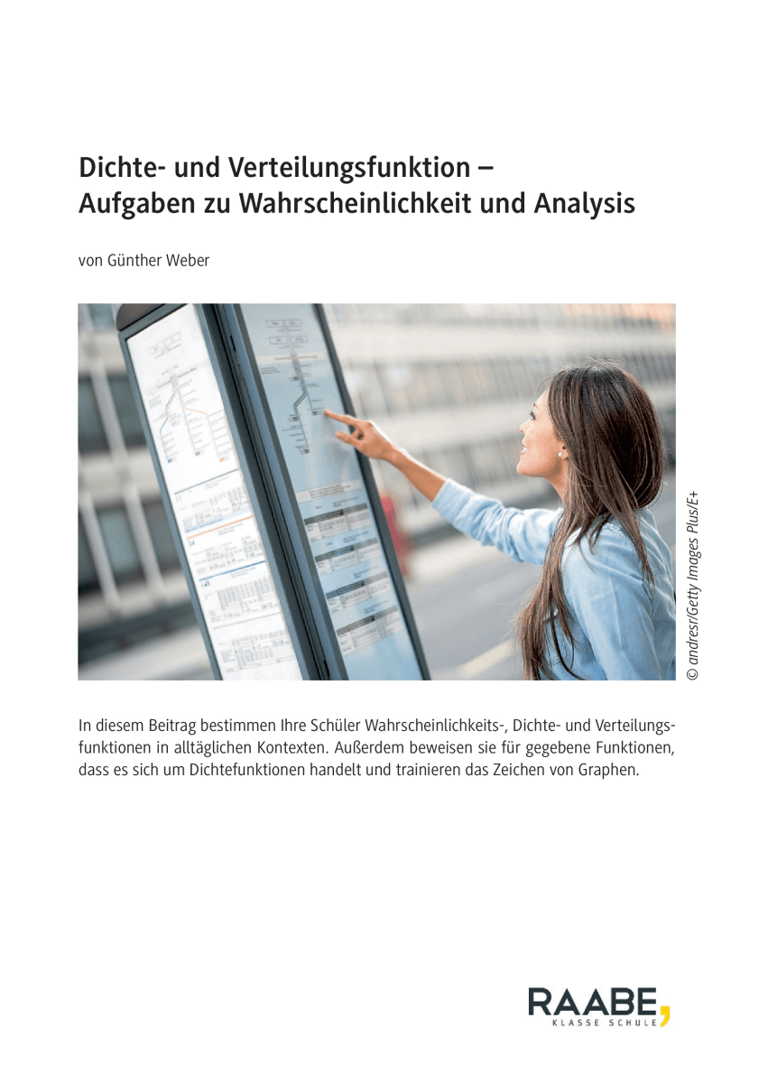 Dichte- und Verteilungsfunktion