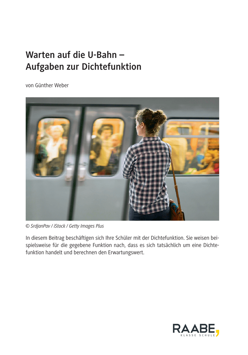 Warten auf die U-Bahn