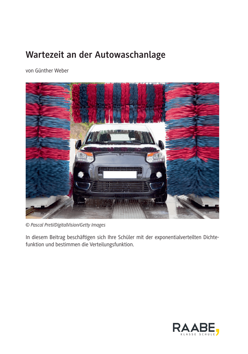 Wartezeit an der Autowaschanlage