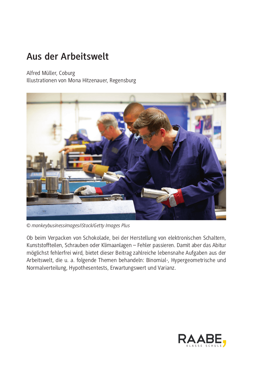 Aus der Arbeitswelt