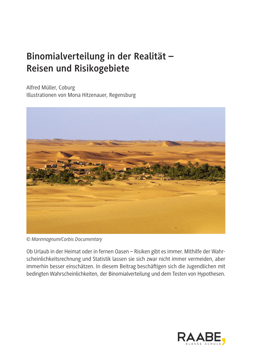 Binomialverteilung in der Realität