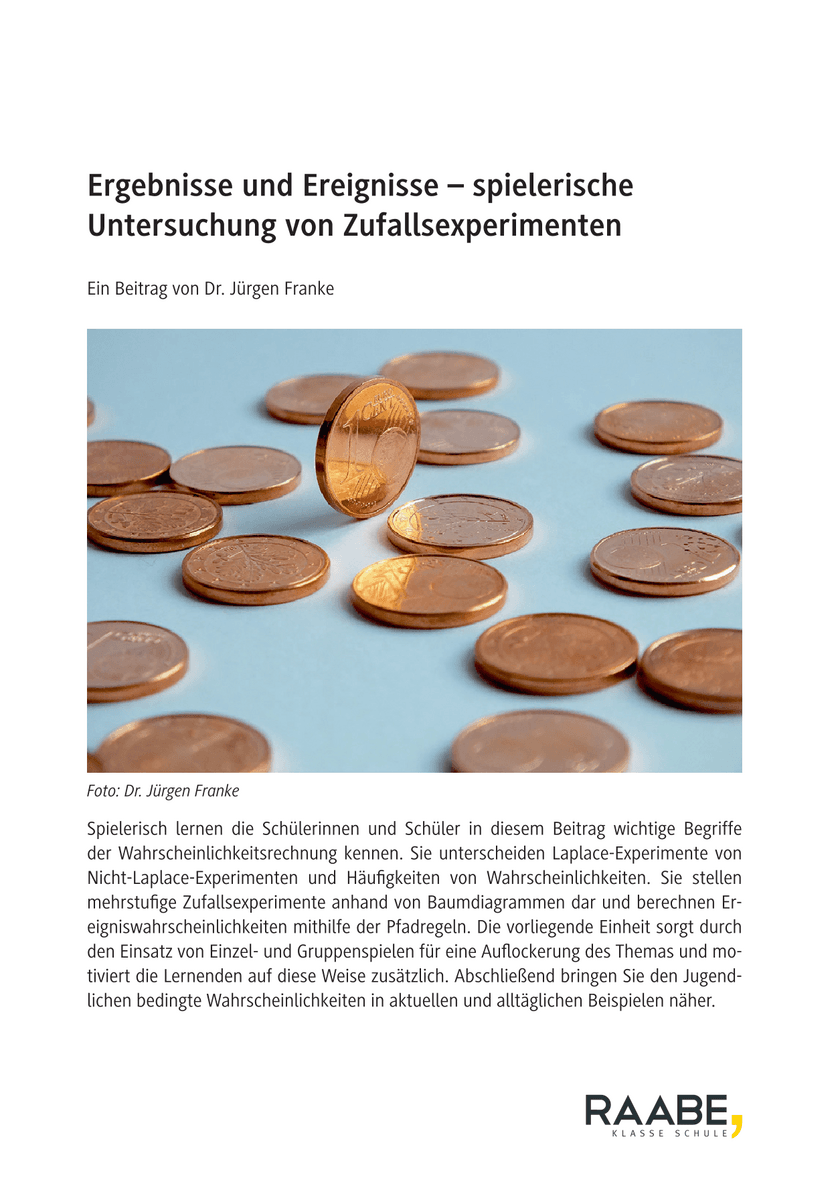 Ergebnisse und Ereignisse