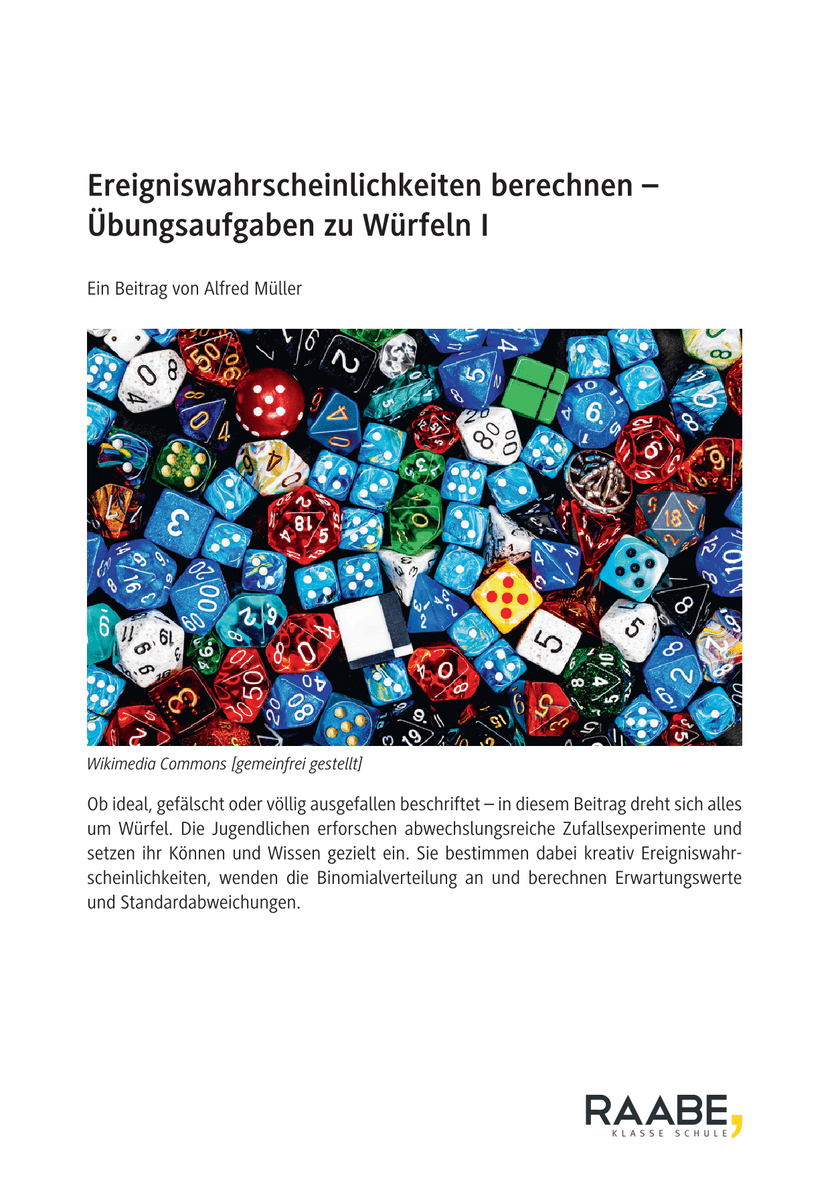 Ereigniswahrscheinlichkeiten berechnen
