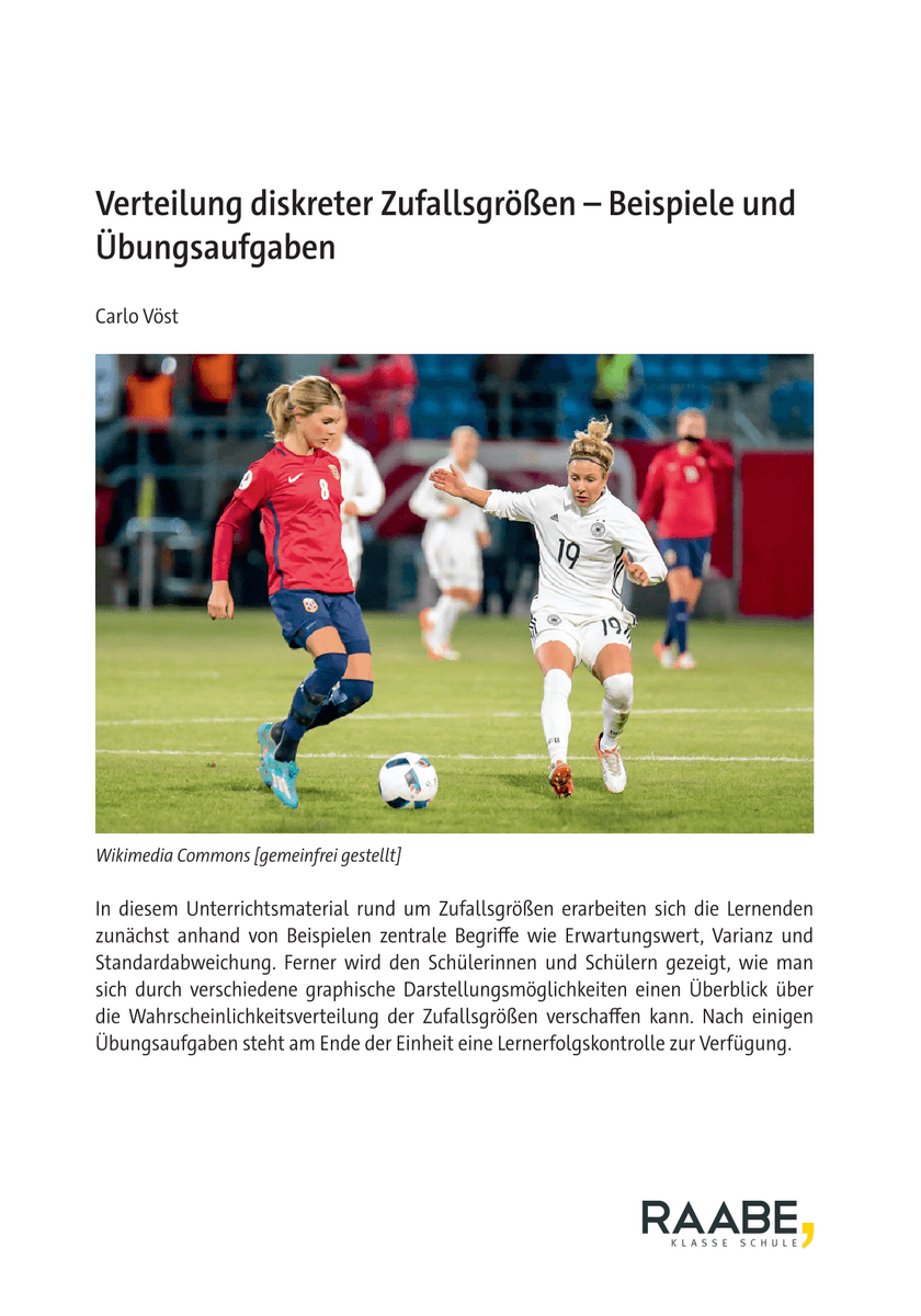 Verteilung diskreter Zufallsgrößen
