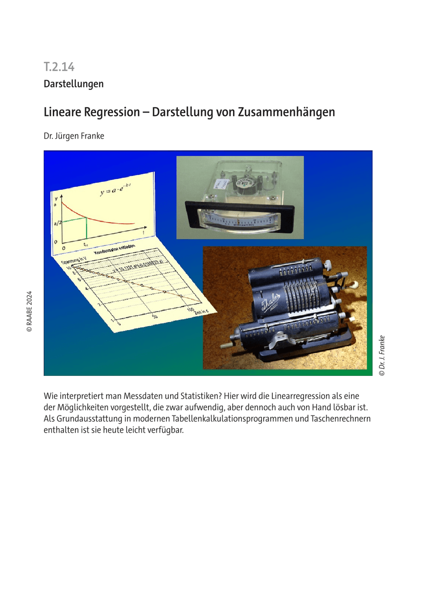 Lineare Regression