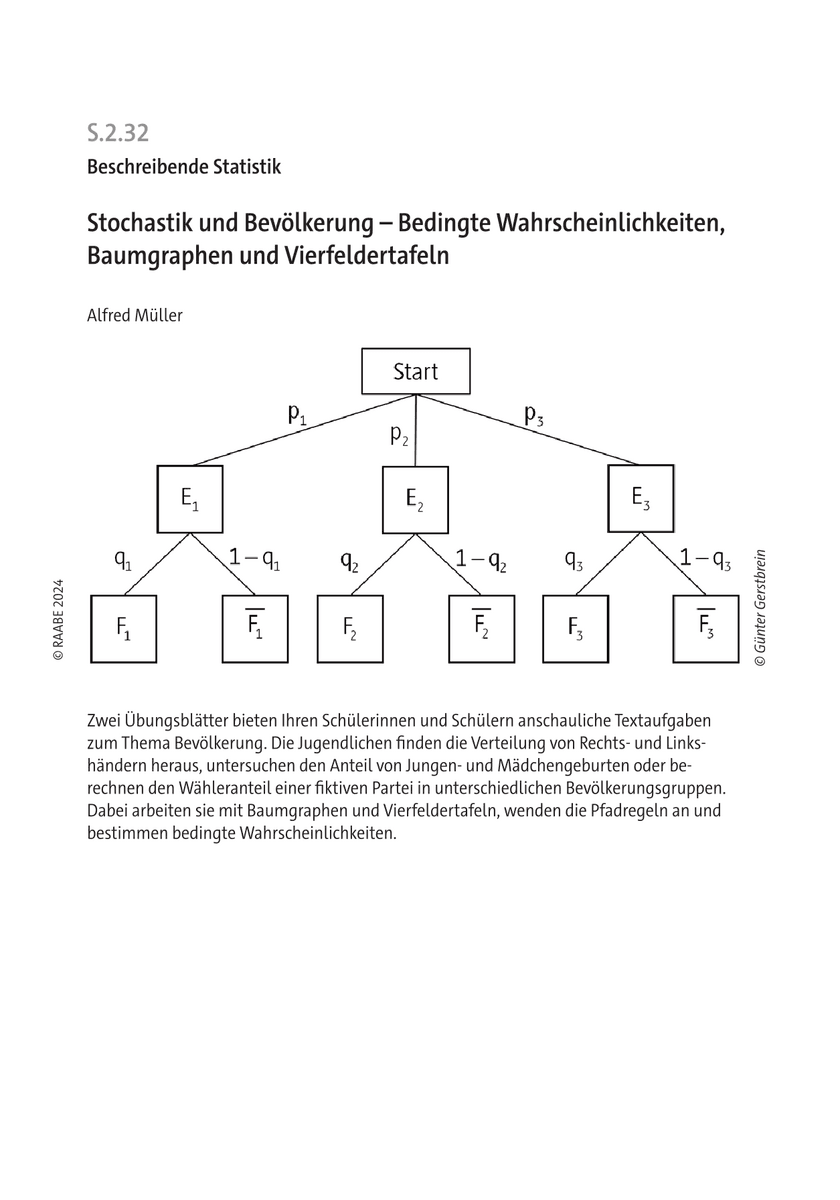 Stochastik und Bevölkerung
