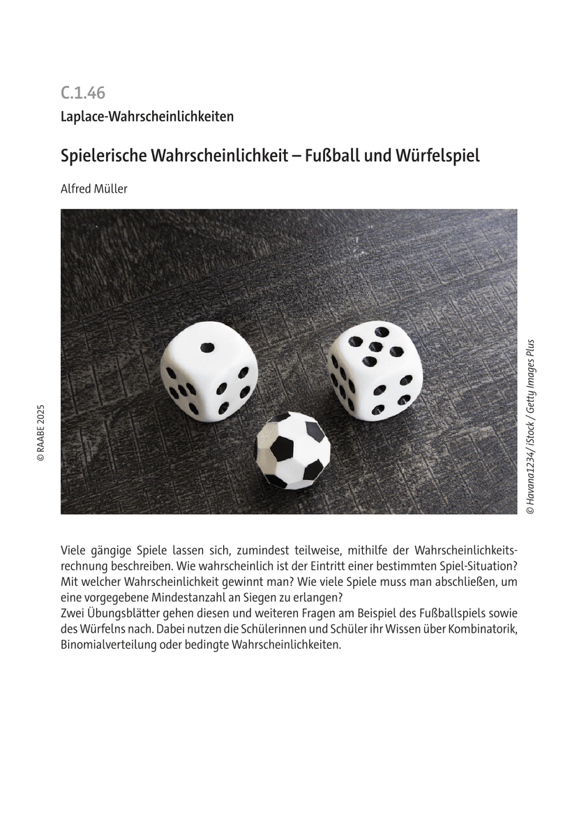 Spielerische Wahrscheinlichkeit
