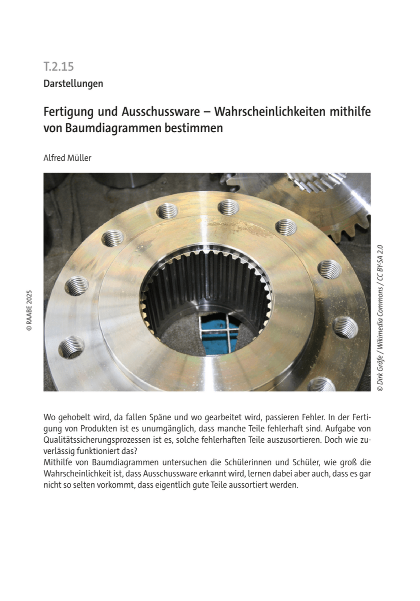 Fertigung und Ausschussware
