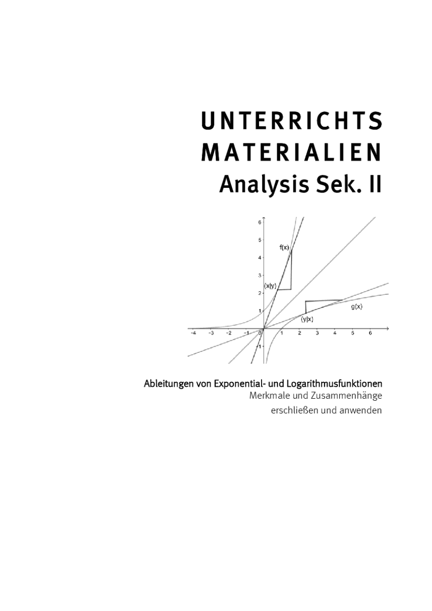 Ableitungen von Exponential- und Logarithmusfunktionen