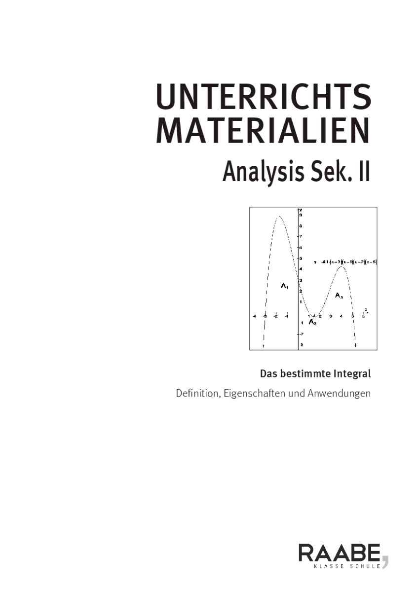 Das bestimmte Integral