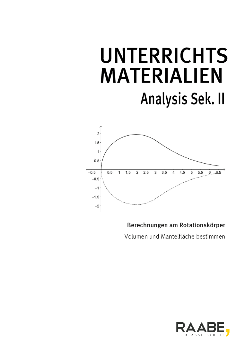 Berechnungen am Rotationskörper