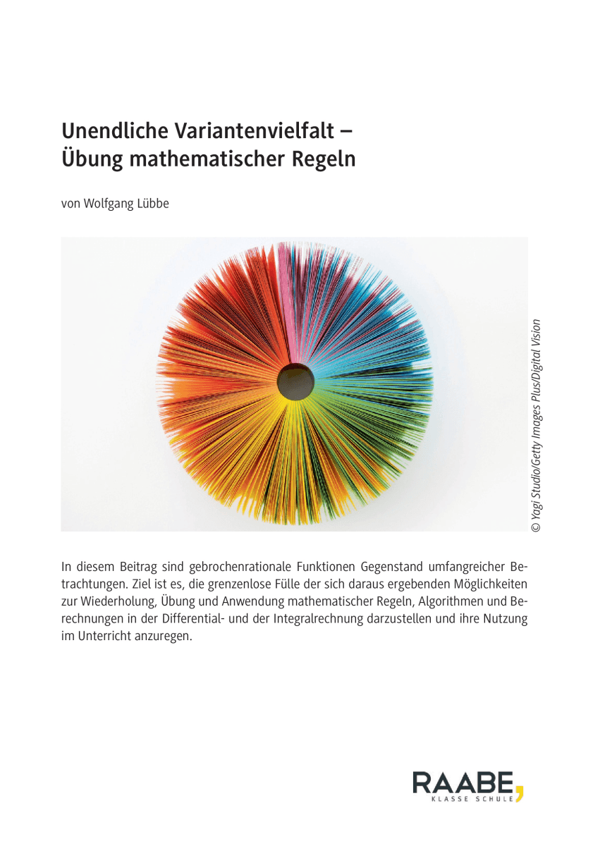 Übung mathematischer Regeln
