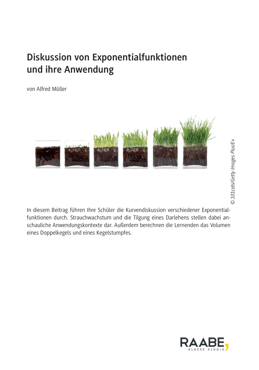 Diskussion von Exponentialfunktionen