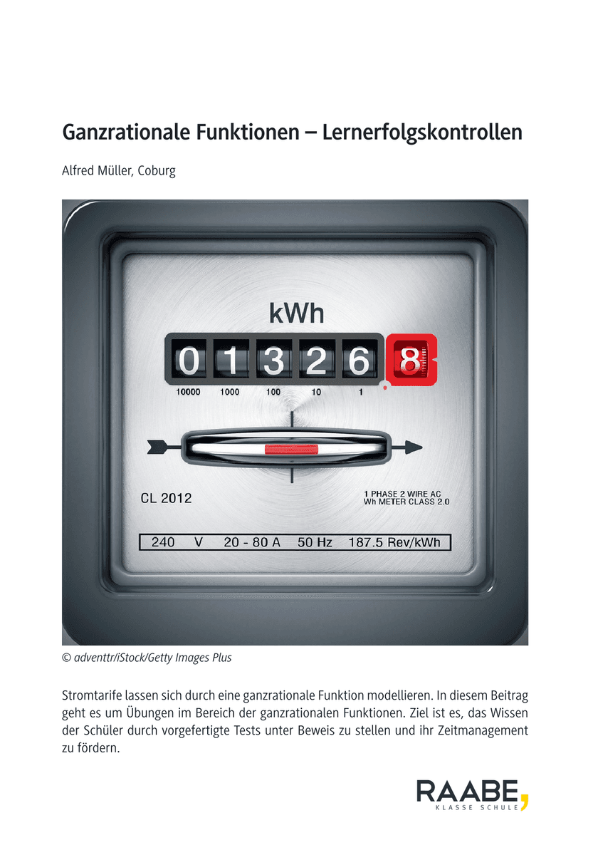 Ganzrationale Funktionen