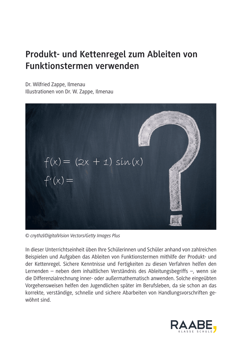 Produkt- und Kettenregel zum Ableiten von Funktionstermen verwenden