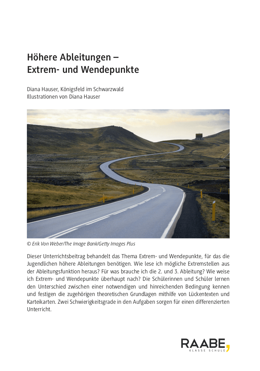 Höhere Ableitungen, Extrem- und Wendepunkte