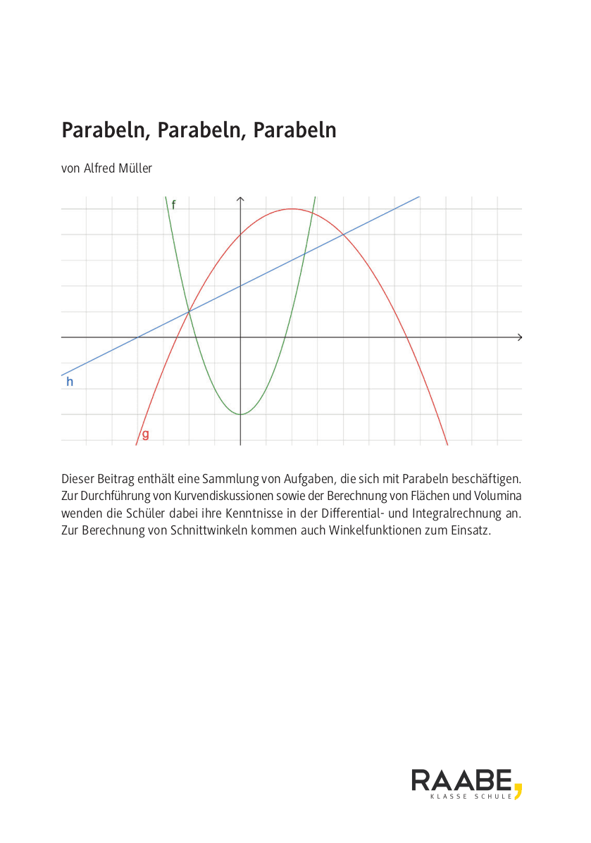 Parabeln, Parabeln, Parabeln