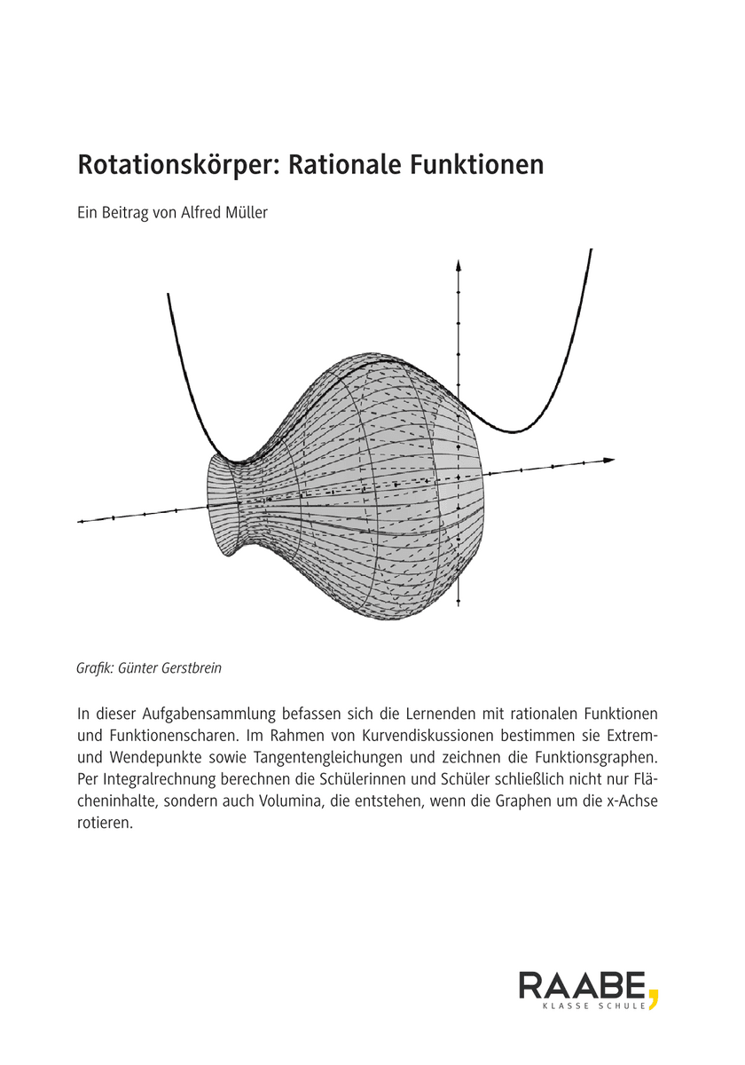 Rotationskörper: Rationale Funktionen